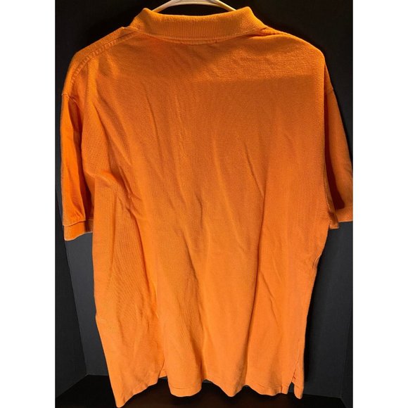 VTG Polo Ralph Lauren Shirt Orange Collared Men's L Pony Golf Active Outdoor - Picture 4 of 6